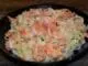 Tagliatelles aux crevettes et au saumon