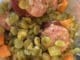 Saucisses fumées aux pois cassés