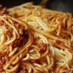 Spaghetti à la sauce bolognaise