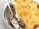 Pain au jambon en hachis Parmentier
