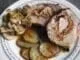 Rôti de porc aux pommes de terre
