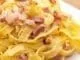 Tagliatelles carbonara