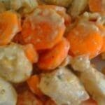 Escalope de poulet aux carottes