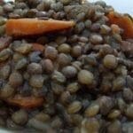 Lentilles aux carottes et lardons