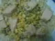 Saumon maïs et petits pois